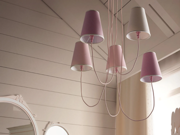 BRIGANTINO - Fabric chandelier by VOLPI