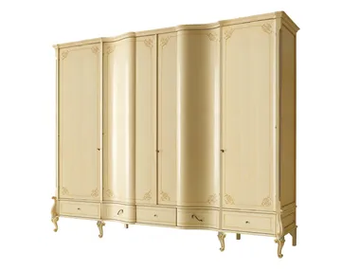 CAPRI - Wooden wardrobe by VOLPI