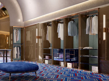 GILDA - Sectional walk-in wardrobe by VOLPI