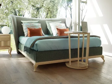 ISABELLA - Upholstered fabric headboard for double bed by VOLPI