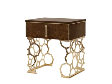 JENNY - Bedside table with drawers by VOLPI