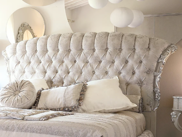 NARCISO - Tufted upholstered headboard by VOLPI