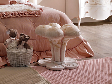 NARCISO - Upholstered fabric Kids pouf by VOLPI