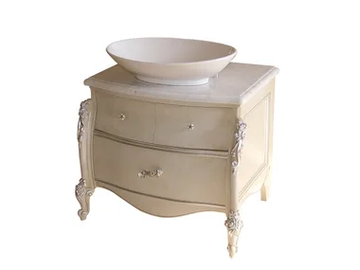 OLGA - Floor-standing single vanity unit with drawers by VOLPI
