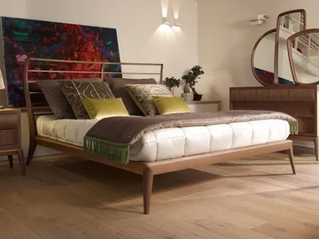 RIBOT - Wooden headboard for double bed by VOLPI