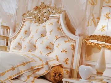 ROMEO - Tufted upholstered headboard by VOLPI