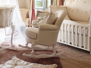 VENEZIA - Rocking Kids armchair with armrests by VOLPI