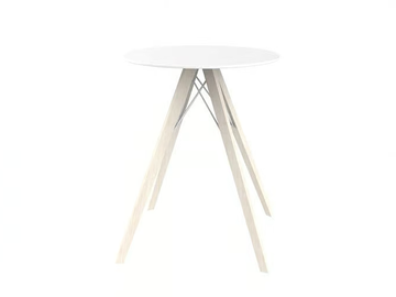 FAZ WOOD - Round HPL dining table by VONDOM