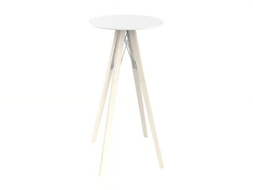 FAZ WOOD - Round HPL high table by VONDOM