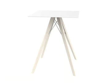 FAZ WOOD - Square HPL dining table by VONDOM