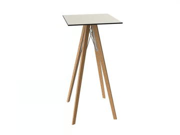 FAZ WOOD - Square HPL high table by VONDOM
