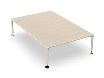 HAMPTONS - Rectangular aluminium garden side table by VONDOM