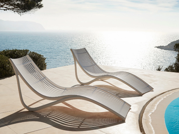IBIZA - Plastic sun lounger by VONDOM