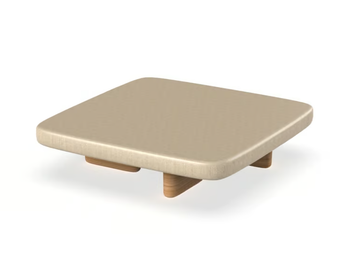 MILOS - Square low garden side table by VONDOM