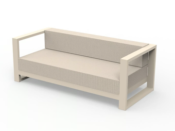 POSIDONIA - 3 seater fabric garden sofa by VONDOM