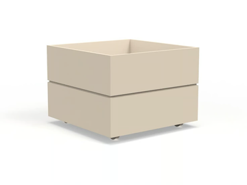 POSIDONIA - Square aluminium planter by VONDOM