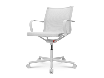D1 OFFICE - Swivel mesh office chair with armrests by Wagner