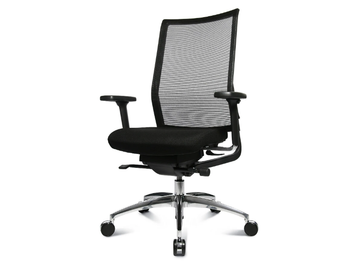 ERGOMEDIC 100-2 - Swivel office chair with 5-Spoke base by Wagner