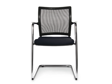 TITAN 10 VISIT - Cantilever reception chair with armrests by Wagner
