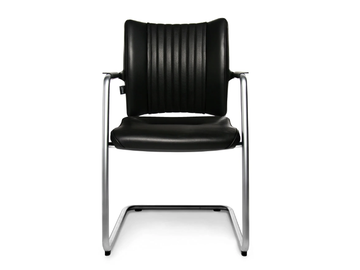 TITAN LIMITED S VISIT - Cantilever reception chair with armrests by Wagner