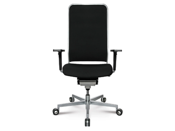 W-1 HIGH - Swivel office chair with 5-Spoke base by Wagner
