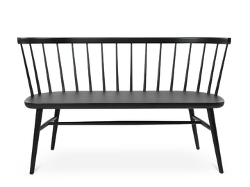 W-1960 - Wooden bench with back by Wagner