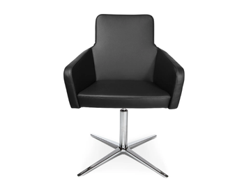 W-CUBE 1 C - Swivel with 4-spoke base easy chair by Wagner