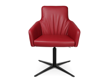 W-CUBE 1 CL - Swivel with 4-spoke base easy chair by Wagner