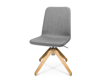 W-CUBE 2 - Swivel trestle-based easy chair by Wagner