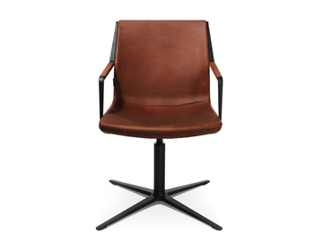 W-CUBE 3 - Swivel with 4-spoke base easy chair by Wagner