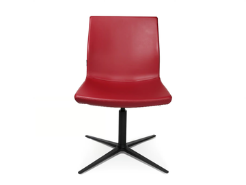 W-CUBE 4 - Swivel with 4-spoke base easy chair by Wagner