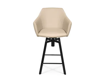 W-CUBE 5 M - Swivel stool height-adjustable with armrests by Wagner