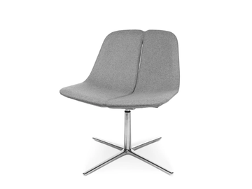 W-LOUNGE CHAIR 1 - Swivel with 4-spoke base easy chair by Wagner