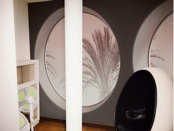 70s - Ecological fire retardant wallpaper by Wall&decò