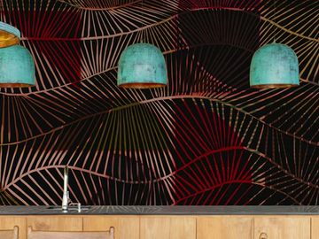 A COMFORTING BALANCE - Glass-fibre bathroom wallpaper by Wall&decò