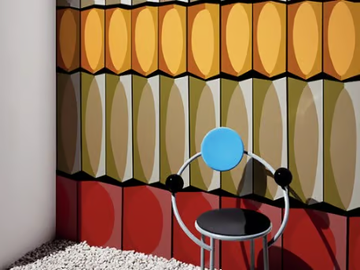 BOITE A BONBONS - Ecological fire retardant wallpaper by Wall&decò