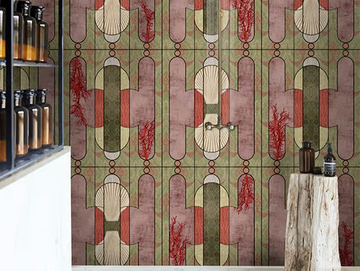 CABINET DE CURIOSITE - Waterproof washable wallpaper by Wall&decò