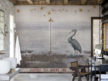 CRISTALLINO - Landscape bathroom wallpaper by Wall&decò