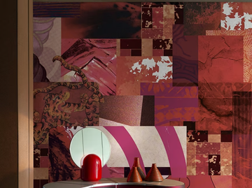 FIL ROUGE - Relief nonwoven wallpaper by Wall&decò
