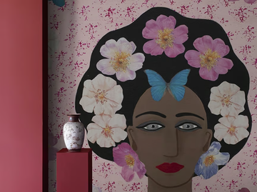 FLOR - Relief nonwoven wallpaper by Wall&decò