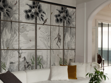 LA GABBIA 01 - Ecological nonwoven wallpaper by Wall&decò