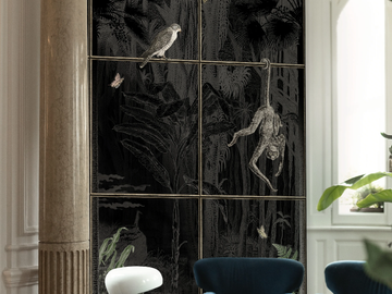 LA GABBIA 02 - Ecological nonwoven wallpaper by Wall&decò