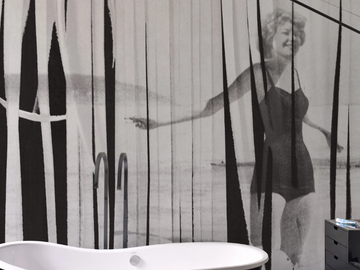 LIDO - Bathroom wallpaper by Wall&decò