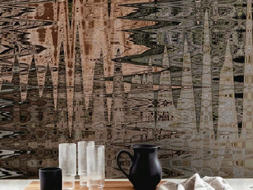 LIQUID WOOD - Glass-fibre bathroom wallpaper by Wall&decò
