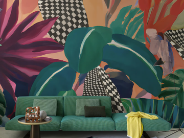 MA-DAMA - Tropical vinyl wallpaper by Wall&decò