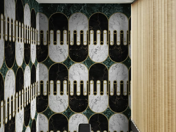 MARBLE GREET - Relief nonwoven wallpaper by Wall&decò