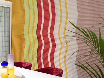 NEWS ON PAPER - Striped vinyl wallpaper by Wall&decò