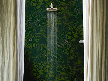 PSYCHÉ - Glass-fibre bathroom wallpaper by Wall&decò