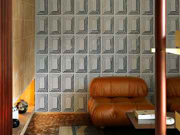 QUADRATURA - Wallpaper with d.ecodura™ backing by Wall&decò