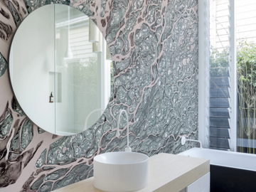 RACINE - Bathroom wallpaper by Wall&decò